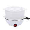 3 Tier Egg Cooker Multifunctional Compact Electric Egg Cooker for Breakfast Hard Boiled Eggs