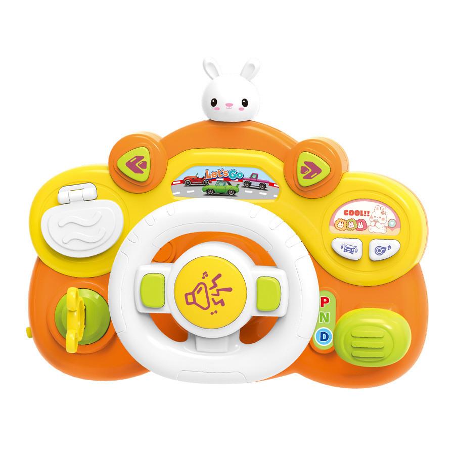 Steering Multi Functional Wheel Children Puzzle Toy With Lights Music And