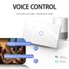 Interruttori Smart Touch in Vetro per Luci, 1 Posto Bianco Nero da Incasso a Parete Controllo APP Compatibile con Alexa e Google Home