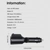 Lighter FM Transmitter USB Car Charger Interior Accessories Car Charger Car Accessories USB Charger