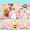 Strawberry Bee Rabbit Plush Toy Transformable Doll For Girls