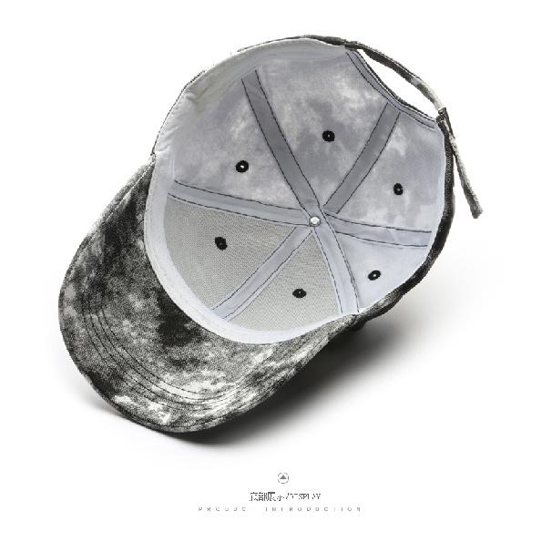Outdoor spring and autumn unisex travel sports sun hat, street-style tie-dye baseball cap