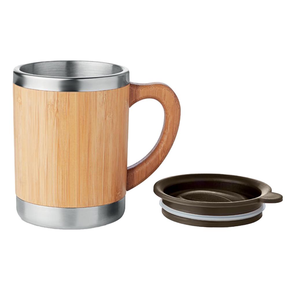 MidOcean Mokka Bamboo Double Wall 300ml Mug