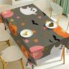1pc Halloween Themed Tablecloth with Cute Pumpkin,, and Bat Print, Suitable for Home, Kitchen, Dining Room, Patio, Picnics, Birthdays, and Holiday Cel