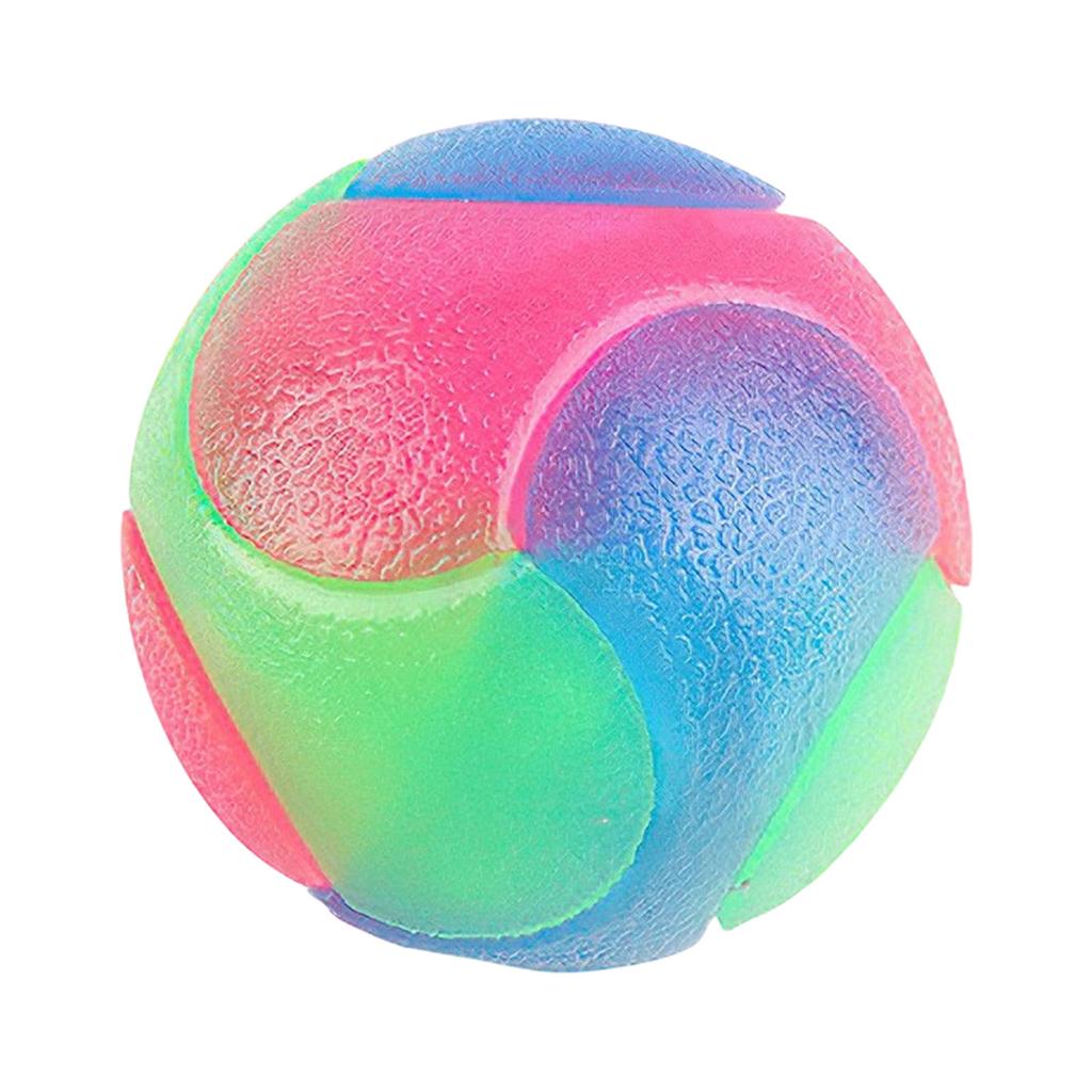 LED Flashing Light Bouncing Ball For Dog Cats Promotes Exercise And Stress Reduce for Pet Indoor Outdoor Entertainment