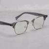 1 Pack Square Glasses Men's Retro Anti-Blue Light Computer Glasses Reading and Gaming Glasses Travel Fashion Women's Glasses
