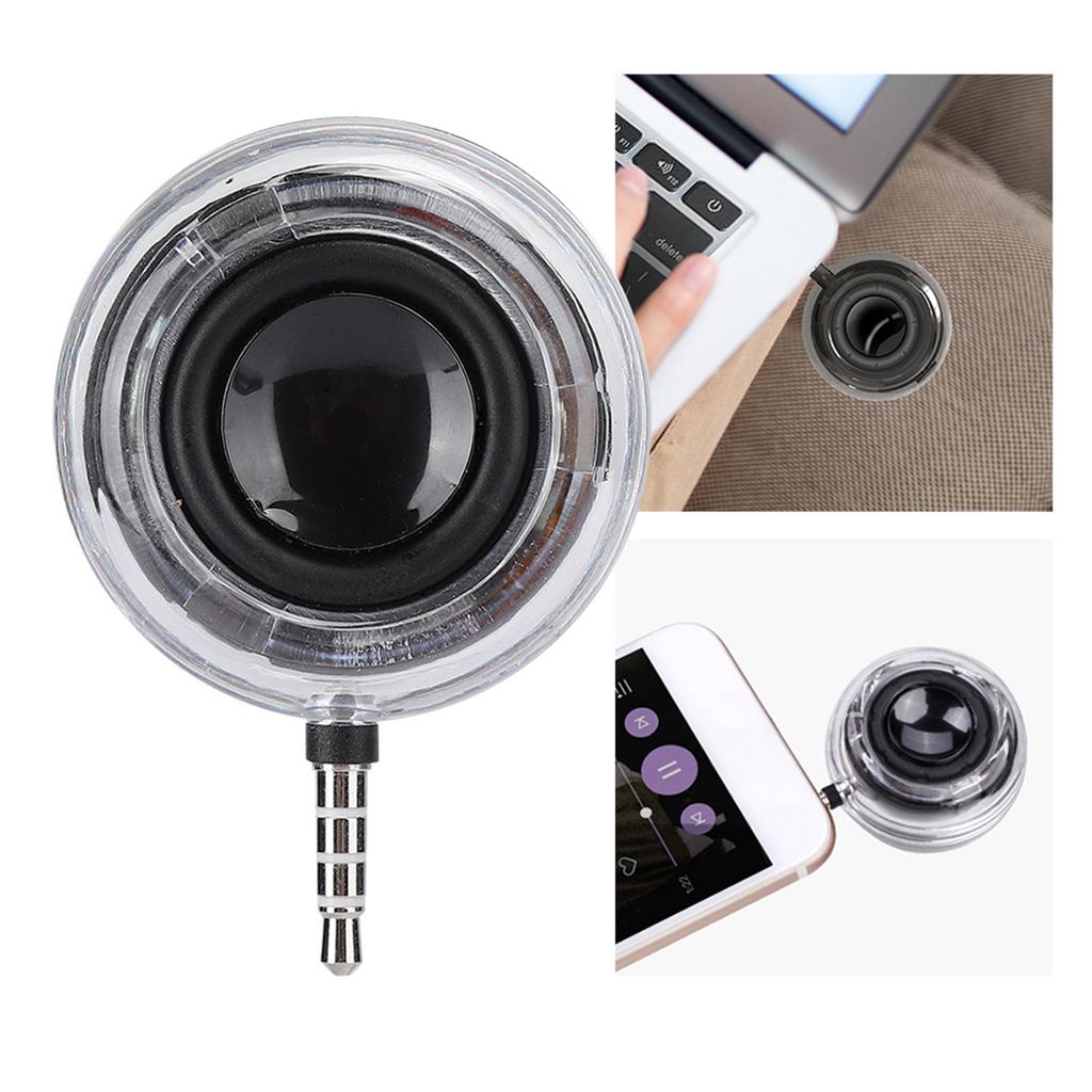 Portable Speaker with 3.5mm Plug Handsfree Speakers Audio Music Player for Phone Computer Use