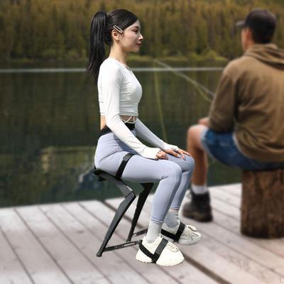 Wearable Chair Seat Leg Support Stool Ergonomic Lightweight Brace Folding for Picnic Outdoor