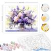 Frame Flowers Diy Paint By Numbers Kits For Adults Decorative Painting With Numbers Handicrafts For Diy Gift Home Decors 40x50cm