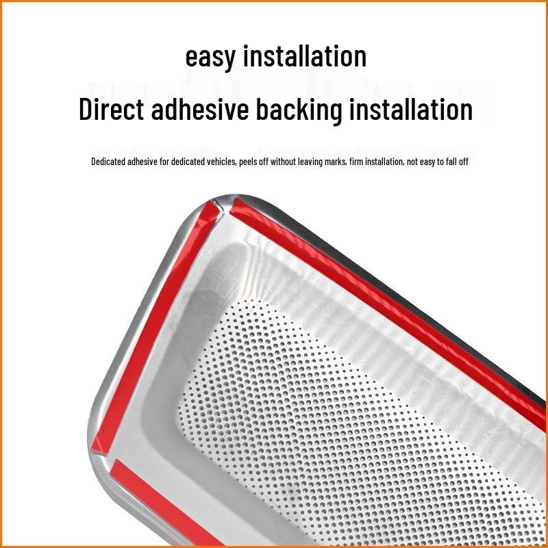 Dustproof Anti-Clog Air Vent Cover for Xiaomi SU7 Under-Seat, Rear AC Cover, Mod Decorative Accessory