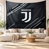 Juventus FC Wall Tapestry, Soft Fabric Wall Hanging, Decorative Backdrop For Bedroom Home Wall Art
