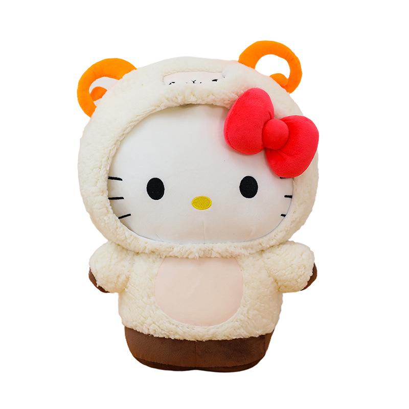 Large Cute Kiki Cat Doll Plush Toy - Aries Costume Pillow for Girls