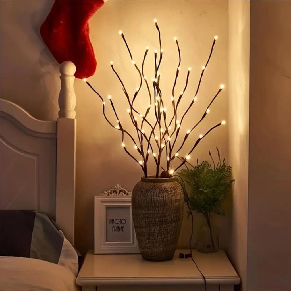 1PC  Branch decorative lamp, artificial branches, suitable for indoor and outdoor Christmas, wedding and home decoration.