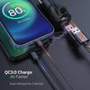 Multifunctional Fast Charging Car AUX Adapter MP3 Music Player Wireless FM Transmitter with Big Color Screen 2.4A QC3.0 Dual USB