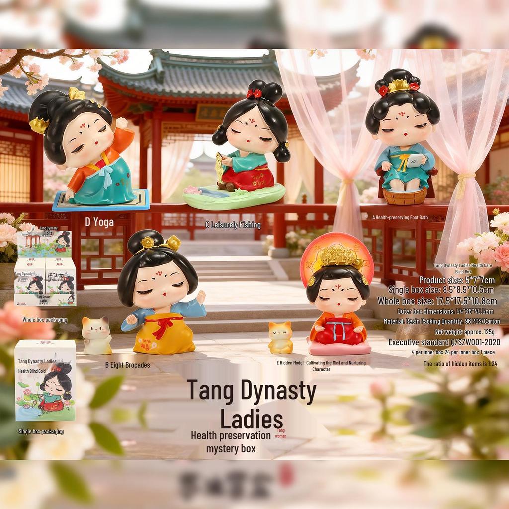 Qimo Pig Light-Activated Blind Box Cartoon Doll - Series 2 Office Ornament