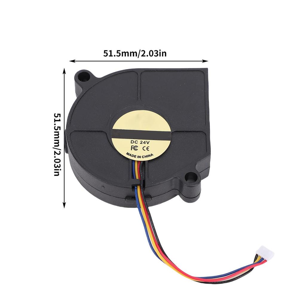 3D Printer Cooling Fan Customizable Voltage Range Extruder Hotend Heat Sink Fan Compact Low Noise Operating for Handcraft