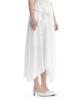 Teulimingbeodeu Draped Placket Set-Up Skirt [ White ]