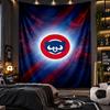 Wall Hanging Tapestry Chicago Cubs Print Cloth for Living Room Bedroom Home Decor