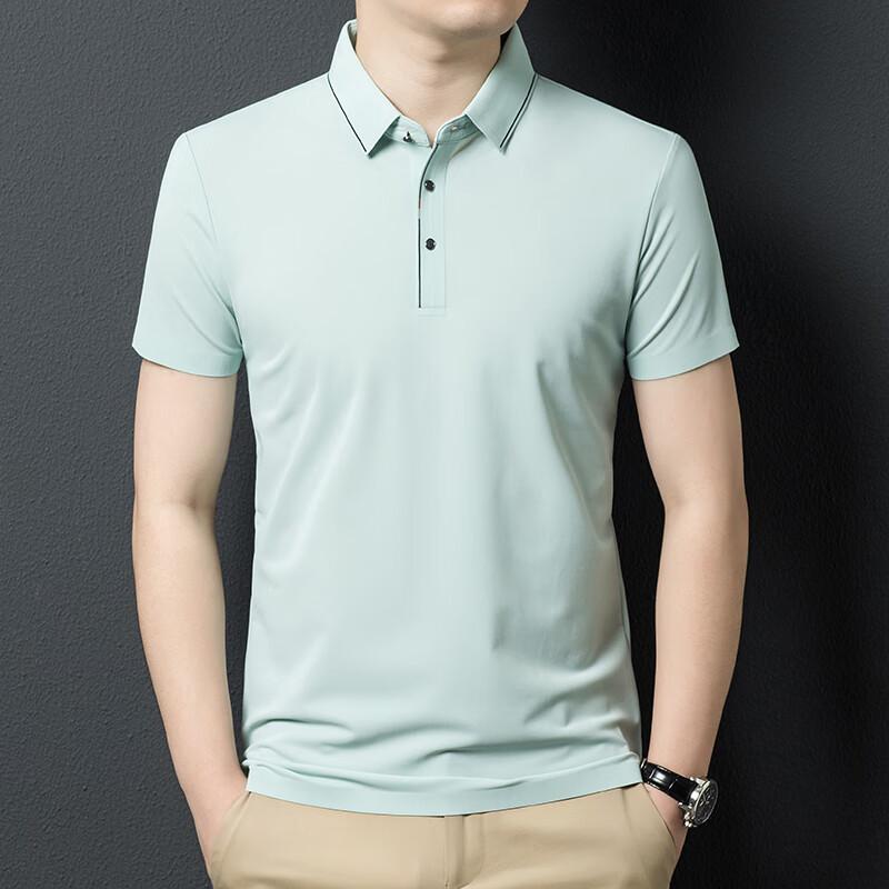 Yiliteng Men's Summer Lapel Polo Shirt YTMTST5065