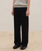 AGOD Wide Banding Slacks [Black]