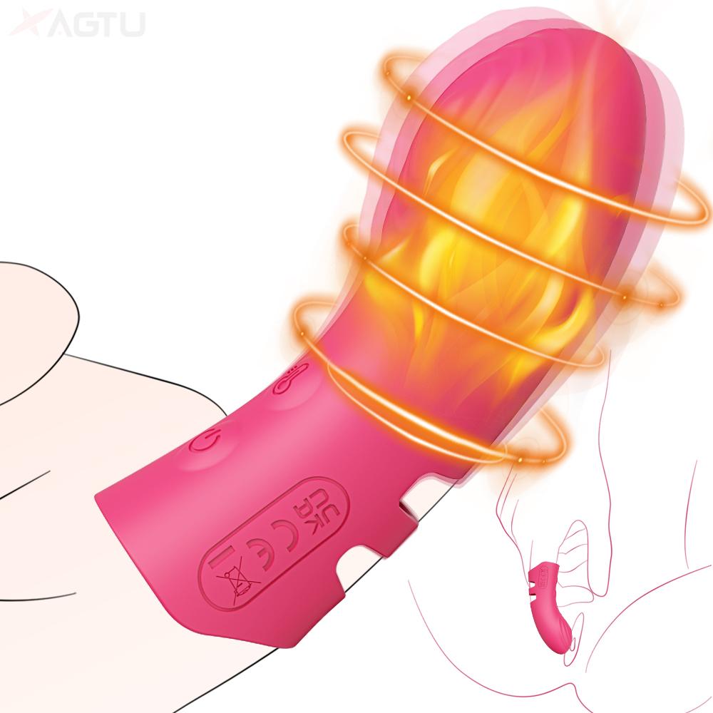 Adult Toys Finger Vibrator for Women Couple Clitoris Masturbation Tools Vibration Penetration Vagina Stimulator Dildo Vibrator