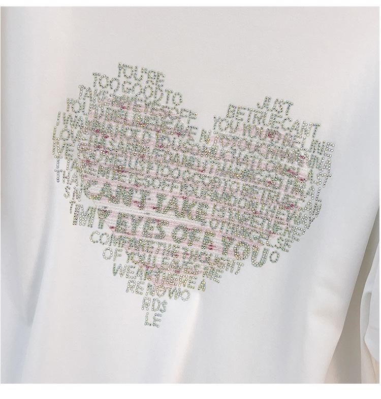 Plus Size Loose Fit Mid-Length Short-Sleeve Women's T-Shirt, Round Neck 200/300/350 Jin, Style 608