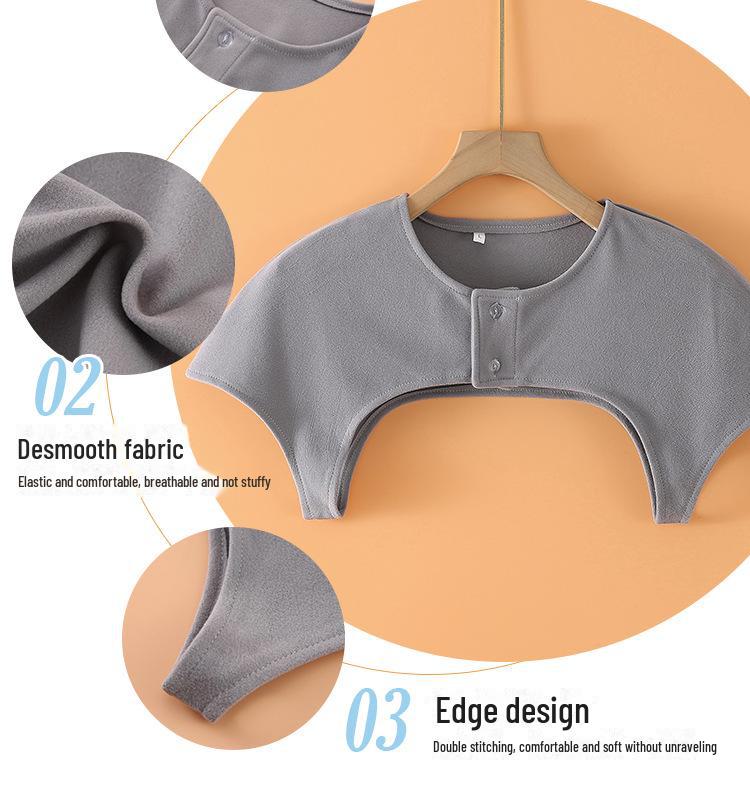 German Velvet Shoulder and Neck Warm Shawl: Autumn/Winter Protection for Pregnant Women, Middle-Aged & Elderly