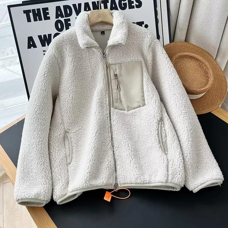 Winter Winddichte Lammwolle Fleece Sherpa Jacke für Herren & Damen