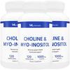 US Fast MyLife Naturals Choline & Myo-Inositol 1000mg 3 pcs 120 Tablets