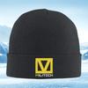 Yellow V Black Background Brand Men Women Unisex Knitted Hat Beanie Pullover Cap Winter Thermal Warm Christmas Outdoor Cycling H