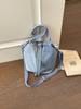 Korean Dongdaemun Denim Bucket Bag - Trendy, Spacious, Canvas Handbag