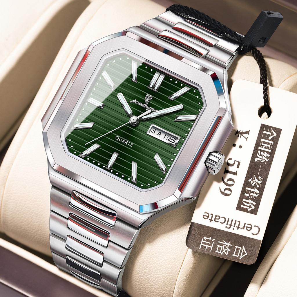 Classic Mens Waterproof Quartz Watch With Luminous Dial For Business Professionals