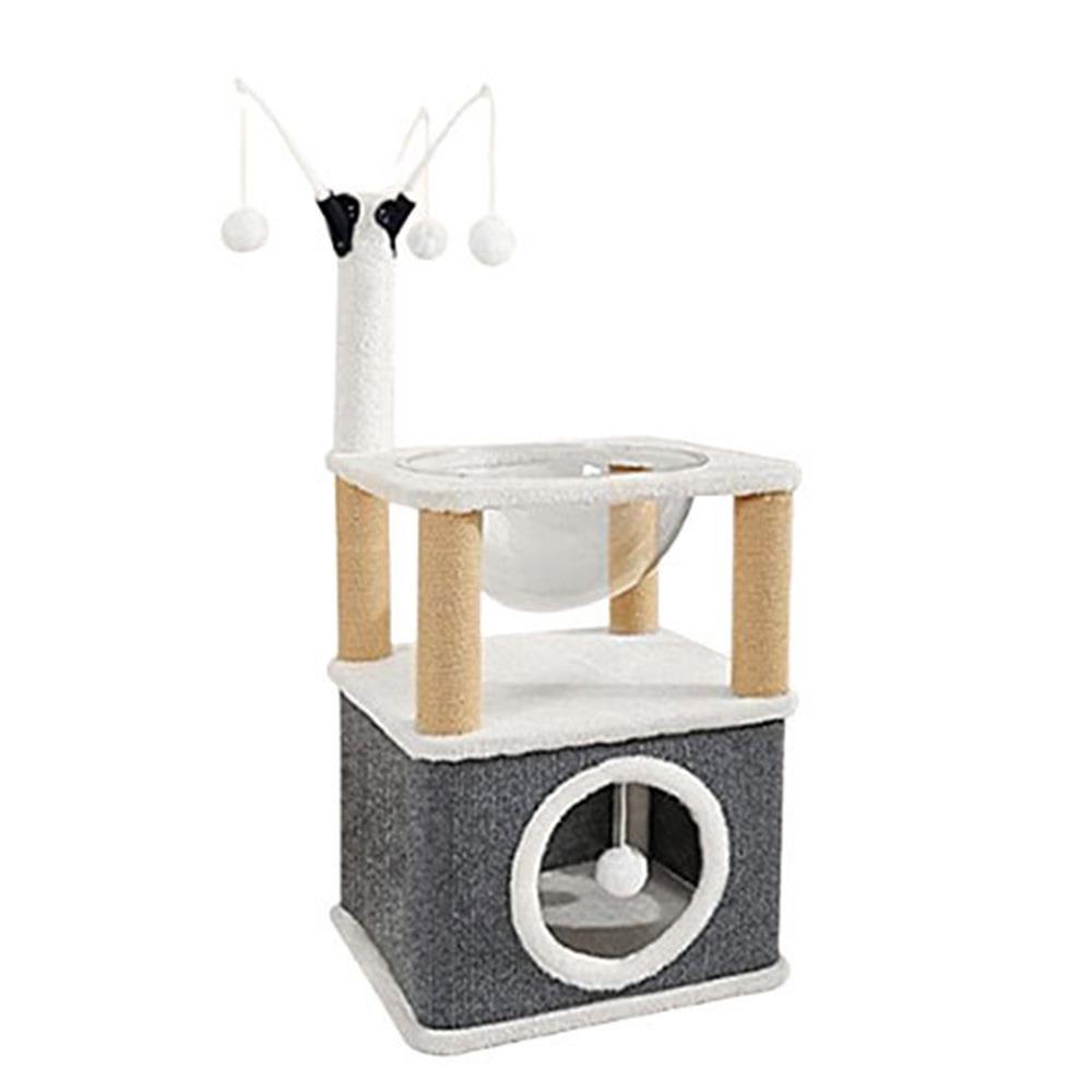 

Двухслойный всесезонный домик для кошек, вертикальный игровой комплекс для лазания, лежанка для питомца, кошачья кровать-пещера для декора комнаты Type A