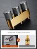 Brass one in three out three-way control washing machine chrome/gray faucet three-way triangle valve G1/3Mini multifunctional
