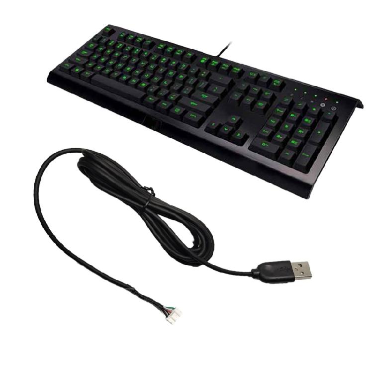 Replacement USB Keyboard Cable for Cynosa keyboards Durability Rubber Wire for Gaming Enthusiasts 180-210cm