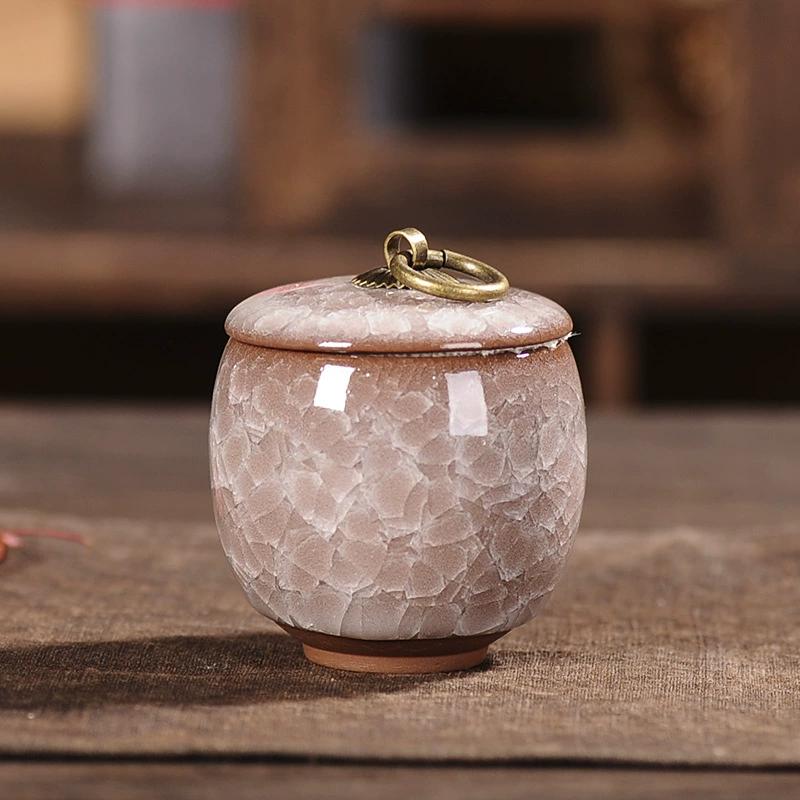 Ceramic Caddies Tea Container Coffee Canister Porcelain Tea Caddy Tea Storage Box Container