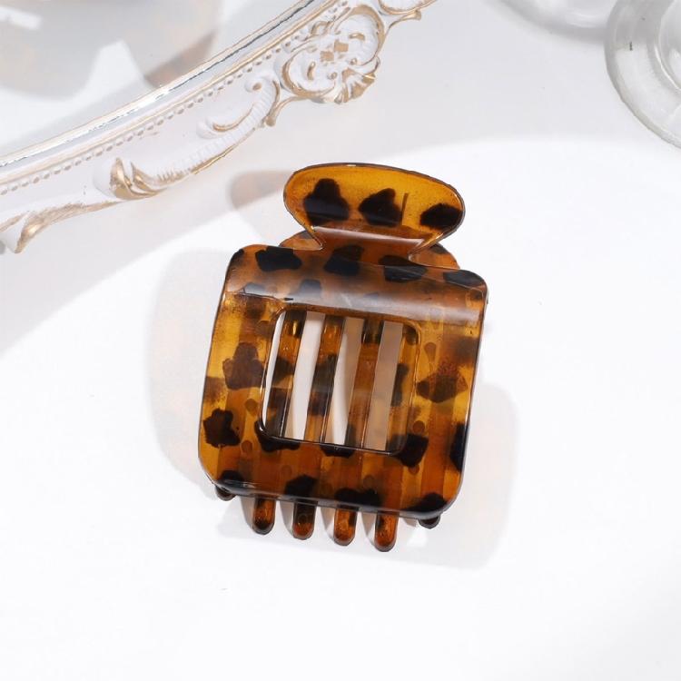 Unisex Square Hair Clip With Textured Detail Securely Grip Hair Claw For Teens Adults Nonslip Hair Accessory Compact