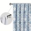 Panels Ethnic Style Pattern Splicing Printed Curtains Shade Privacy Protection Suitable Decorating Various Rooms Curtain Polyester