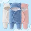 Thickened Anti-Startle Baby Swaddle for Newborn - All-Season Wrap-around Style