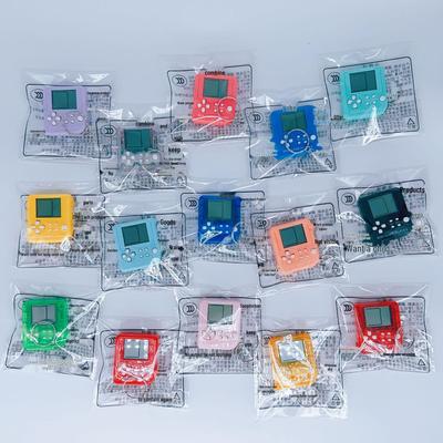 Mini Nostalgic Tetris Keychain Game Console for Kids