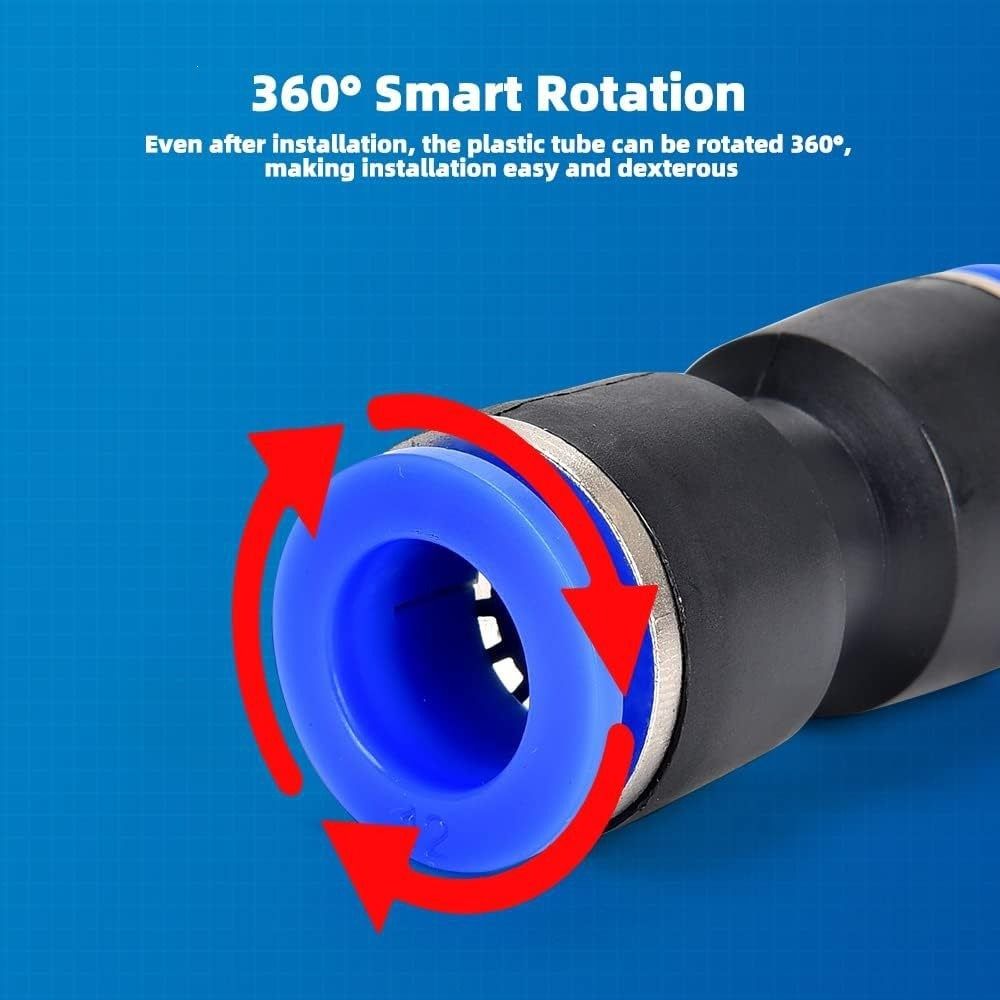 Plastic Quick Fittings Push in Pipe Connector Pneumatic Connector Automated Assembly Lines