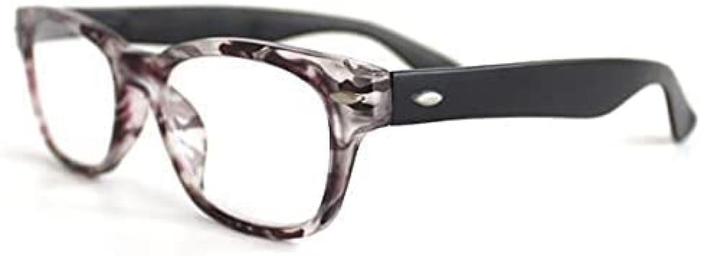 Bayline PC Blue Light Blocking Glasses Matte Camouflage Wellington PC1225A Camouflage Wellington [Bayline] / (Magnitude 1.50, Black)