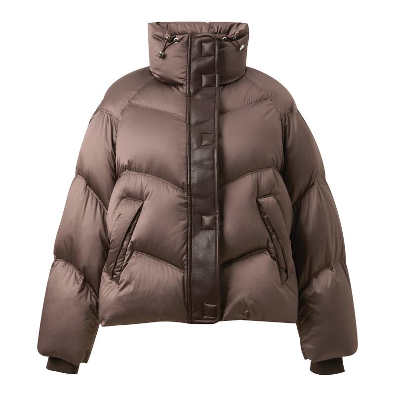 Sancai Damen Wasserdichte 90% Weiße Entendaunen Kurze Pufferjacke
