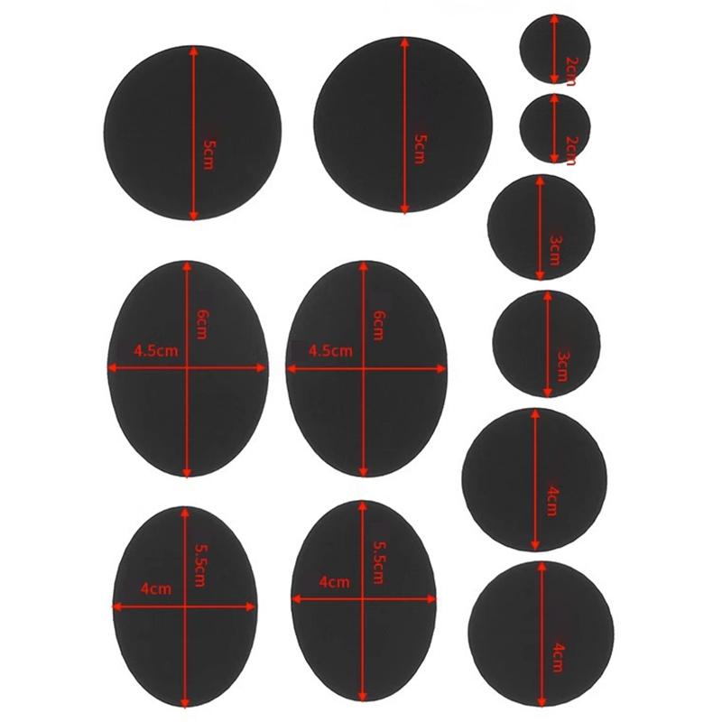 1Set Self-Adhesive Clothing Repair Patches Assorted Shapes Universal Durable Fabric Fixes For Down Jackets And Garments