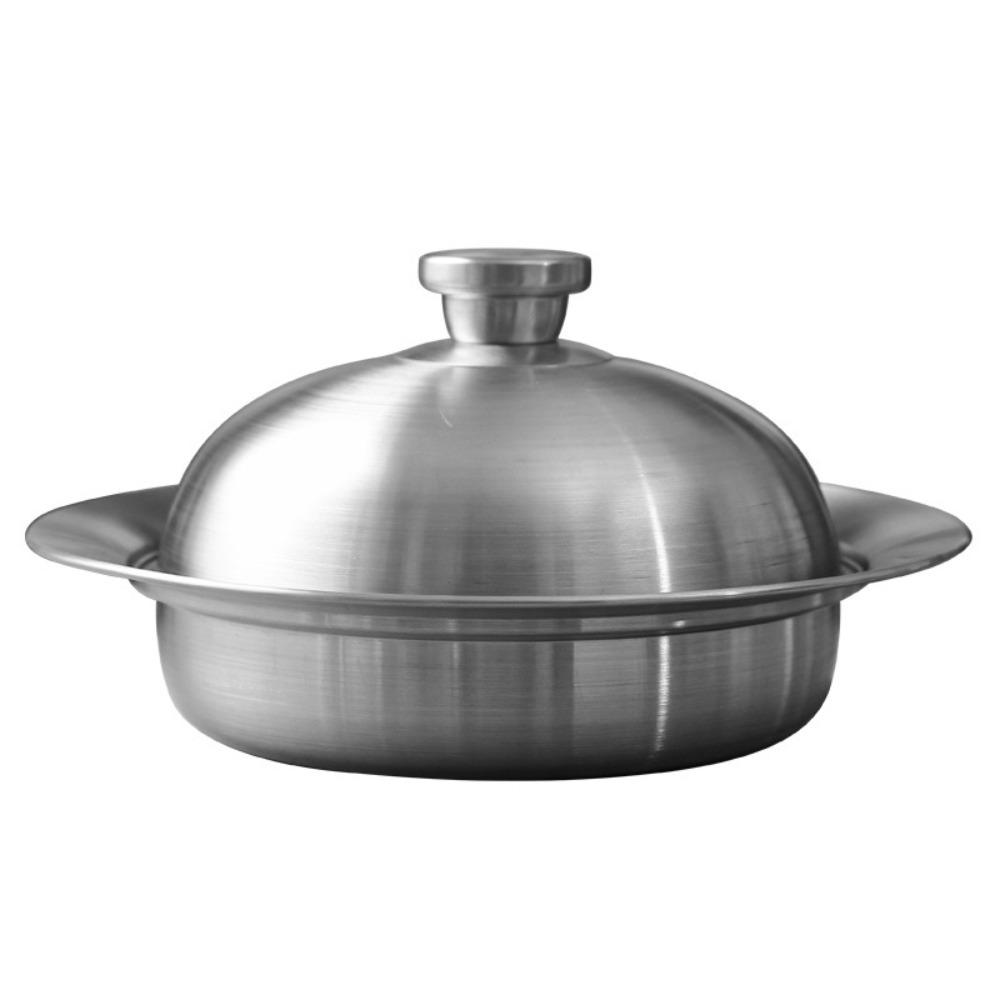 Deepened Flying Disc Steamer Rust-proof Steaming Plate Unique Steaming Rack  Egg Custard