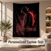 Tapestry Custom Name Text, Wall Hanging Tapestry Home Room DecorA Nightmare on Elm Street Freddy Krueger