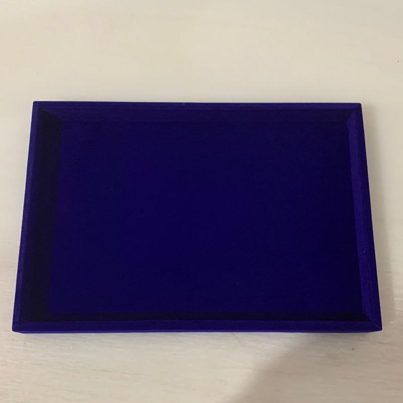 Роскошный бархатный лоток-дисплей для серег и браслетов королевский синий