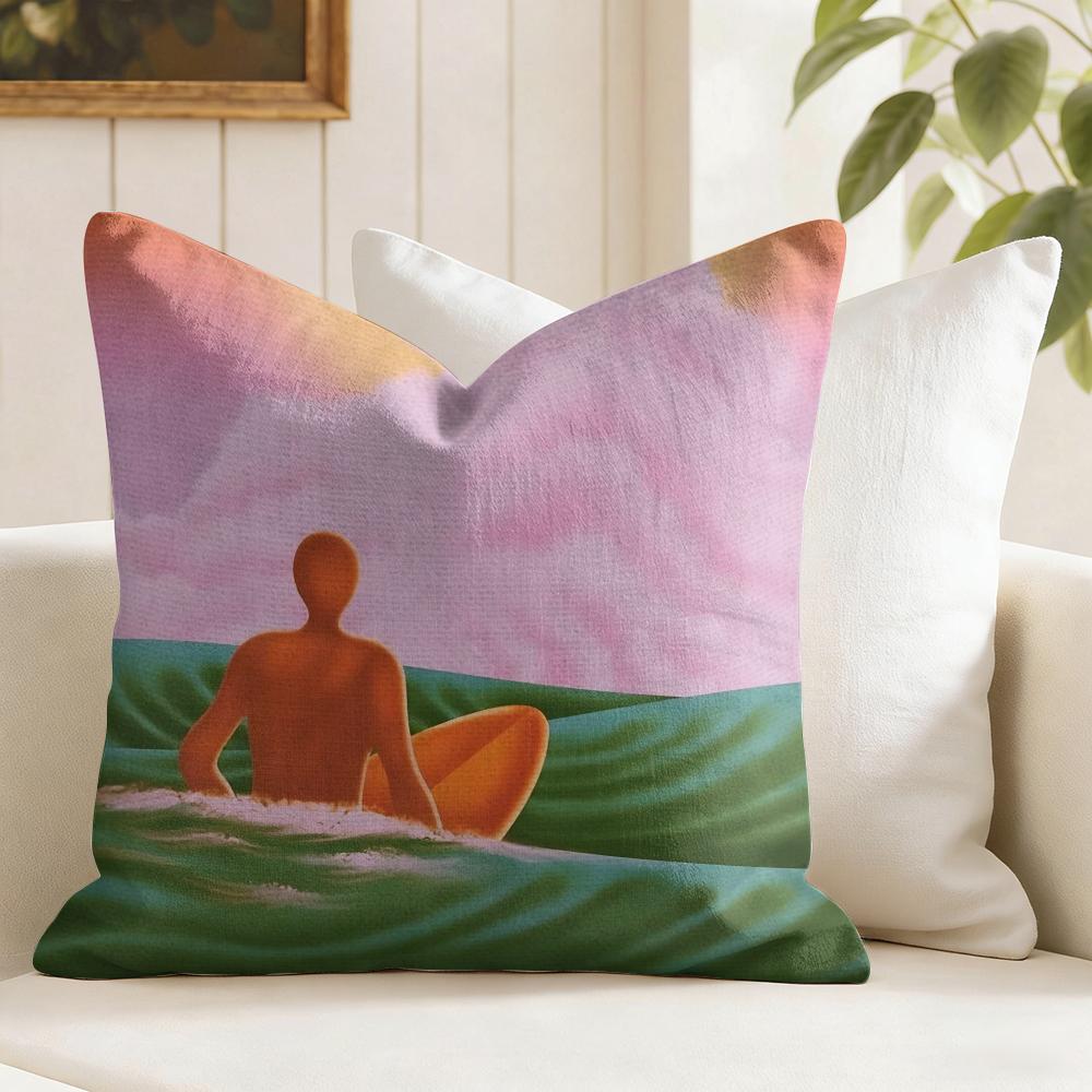 Band TTame IImpala Cushion Cover Eco Linen Pillow Case DoubleSided Print Breathable Durable Zipper Home Decor Gift