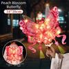 Portable Butterfly Lantern Material Kit Led Traditional Flower Lantern  Handicraft Class