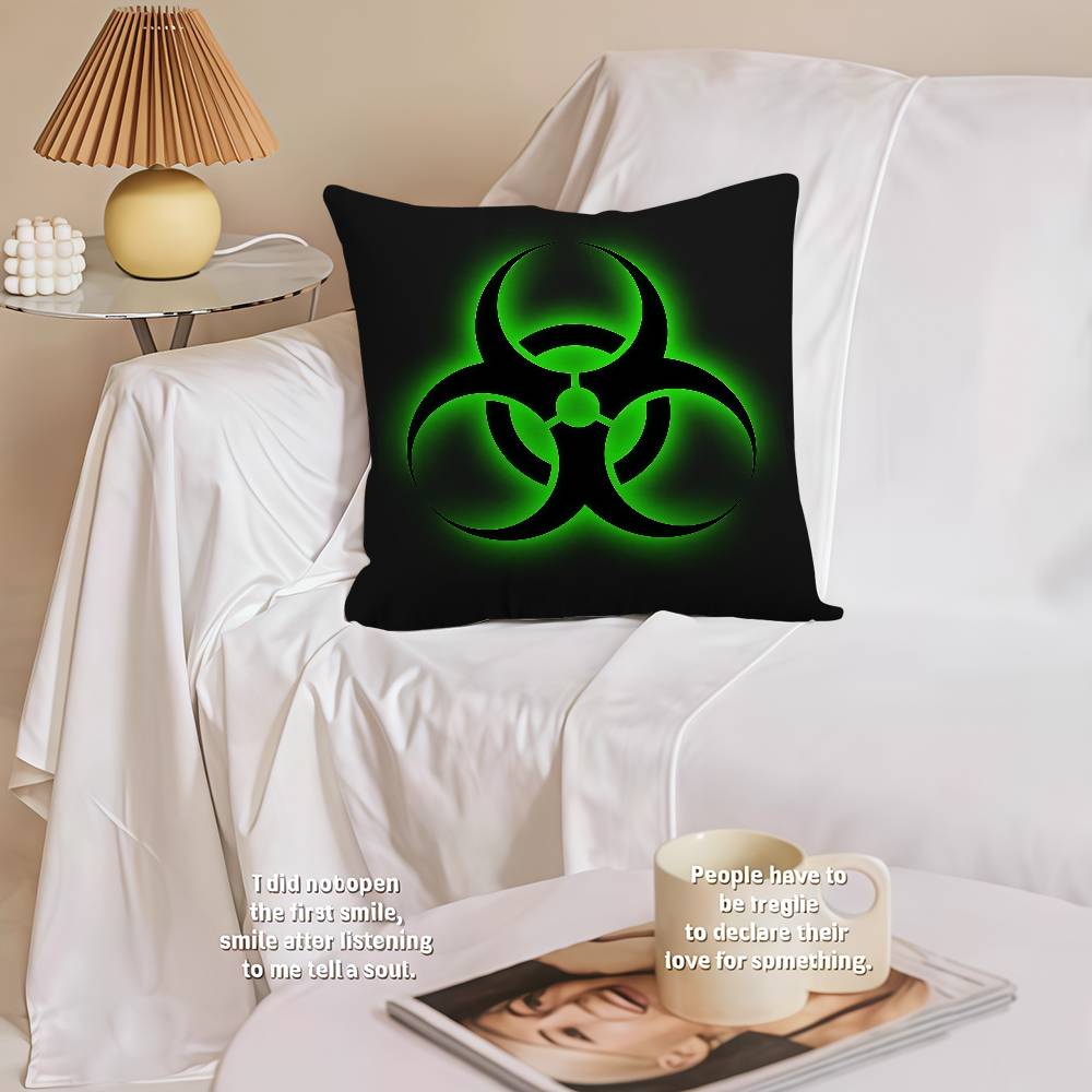Game R-Resident E-Evil Cushion Cover Car Throw Pillow Case For Sofa Car Christmas Gift 40X40Cm 45X45Cm